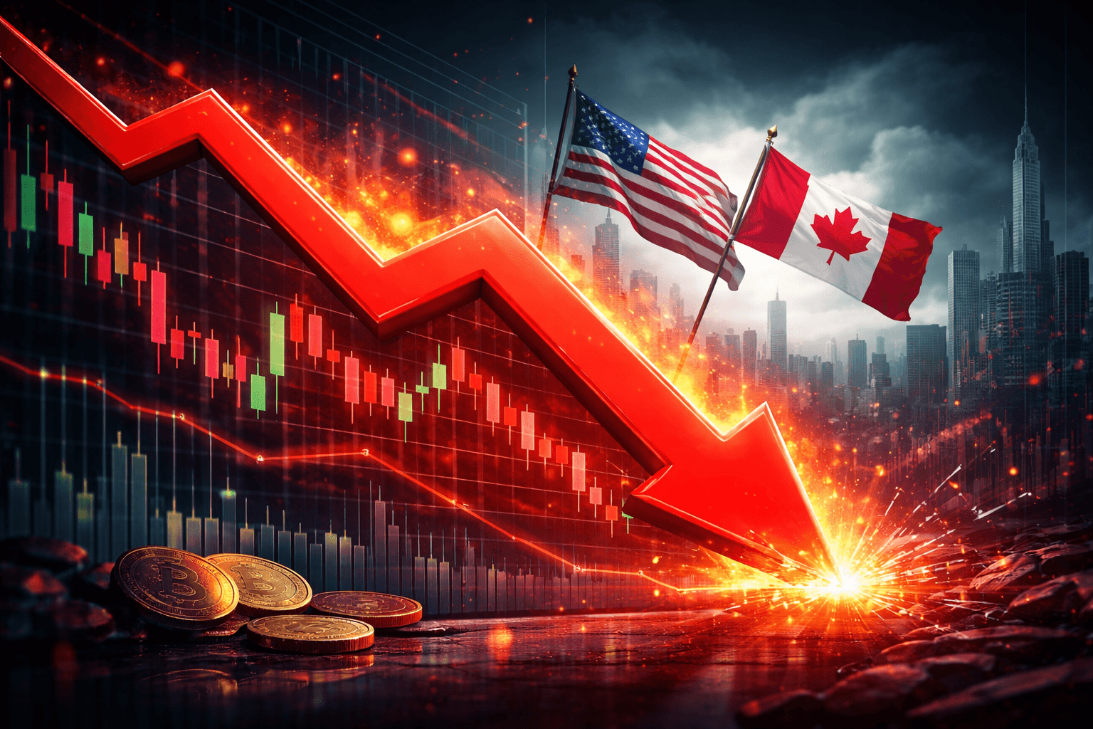 Dow Futures Drop Nearly 400 Points Amid Shutdown and Trade War Concerns