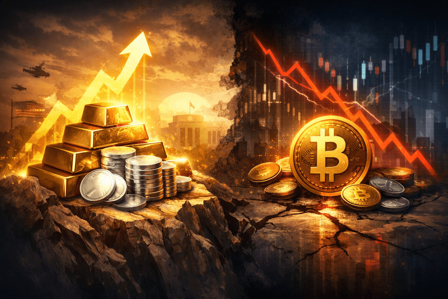 Gold Surpasses $5,000 While Silver Surges Past $115 Amid Safe-Haven Demand