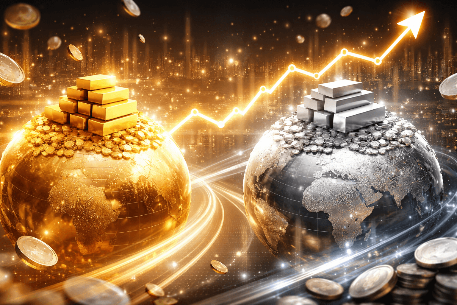 Gold and Silver Market Caps Reach Record $41 Trillion Combined