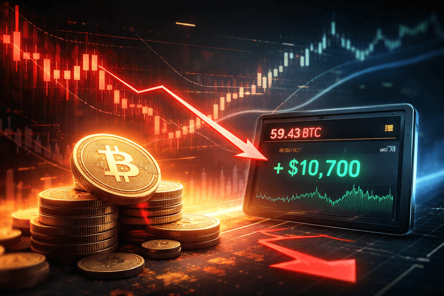 Trader Shortens 59.43 BTC at $89,230.1, Shows $10,700 Unrealized Profit