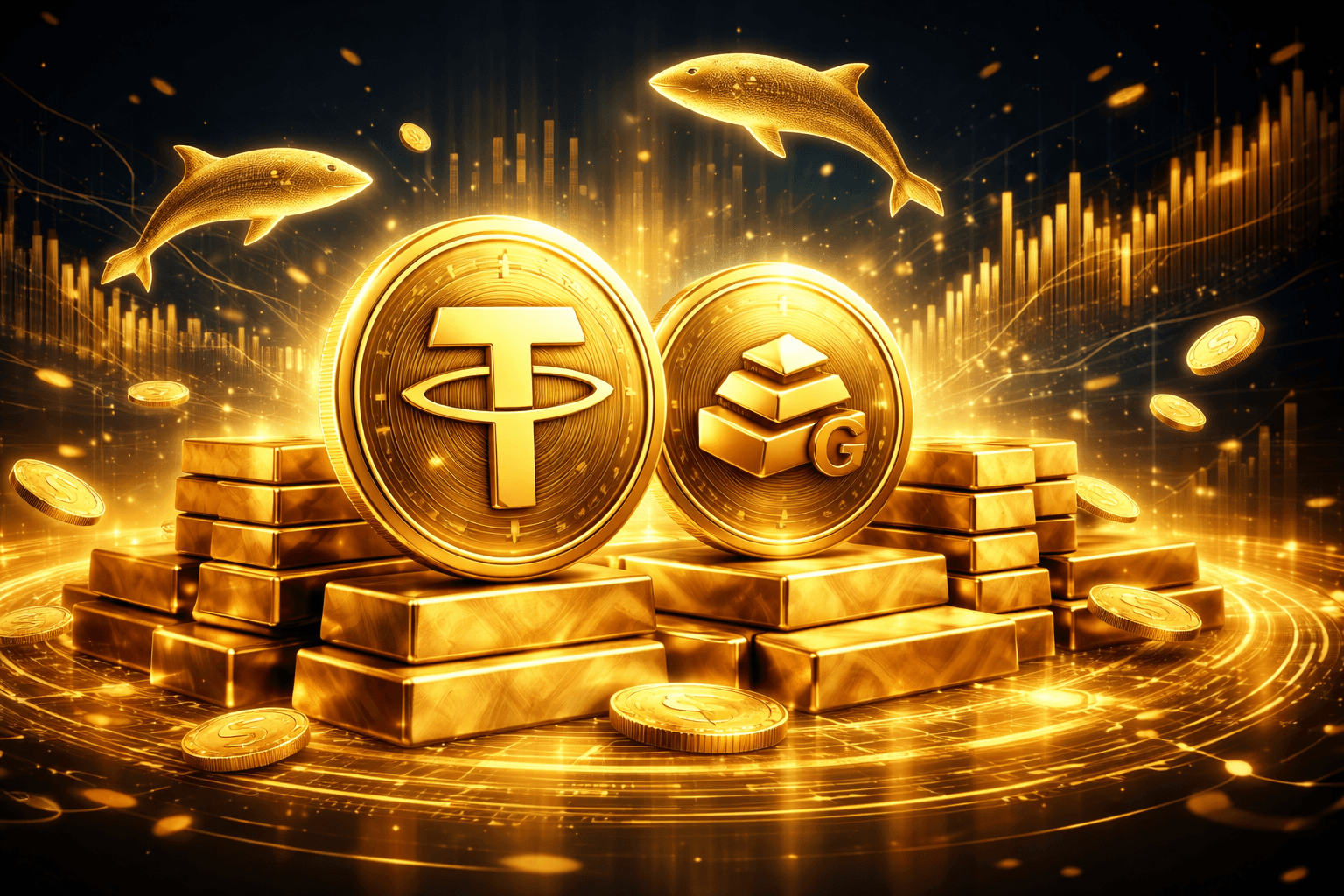 Lookonchain: Multiple whales accumulate gold-backed tokens including XAUT and PAXG