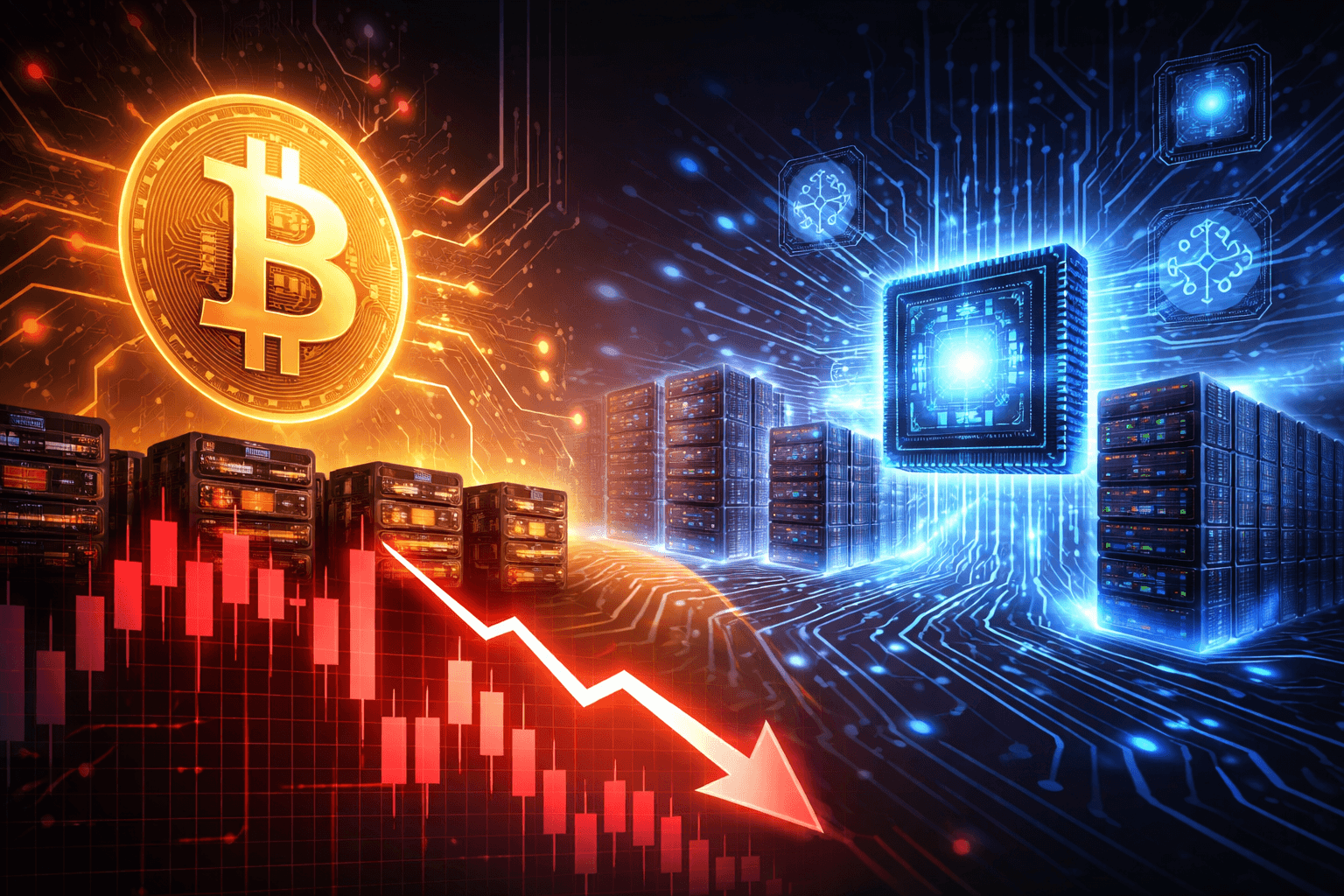 Bitcoin Miners Pivoting to AI See Stock Slump After Nvidia’s $2B CoreWeave Deal