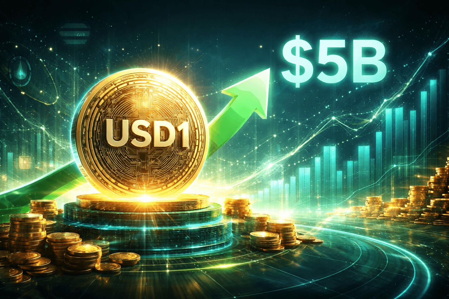 World Liberty Finance’s USD1 Token Nears $5B Market Cap After Surge