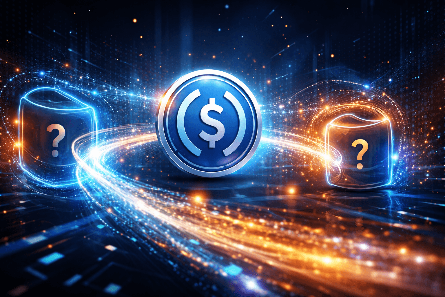 Over $373 Million in USDC Transferred Between Unknown Wallets