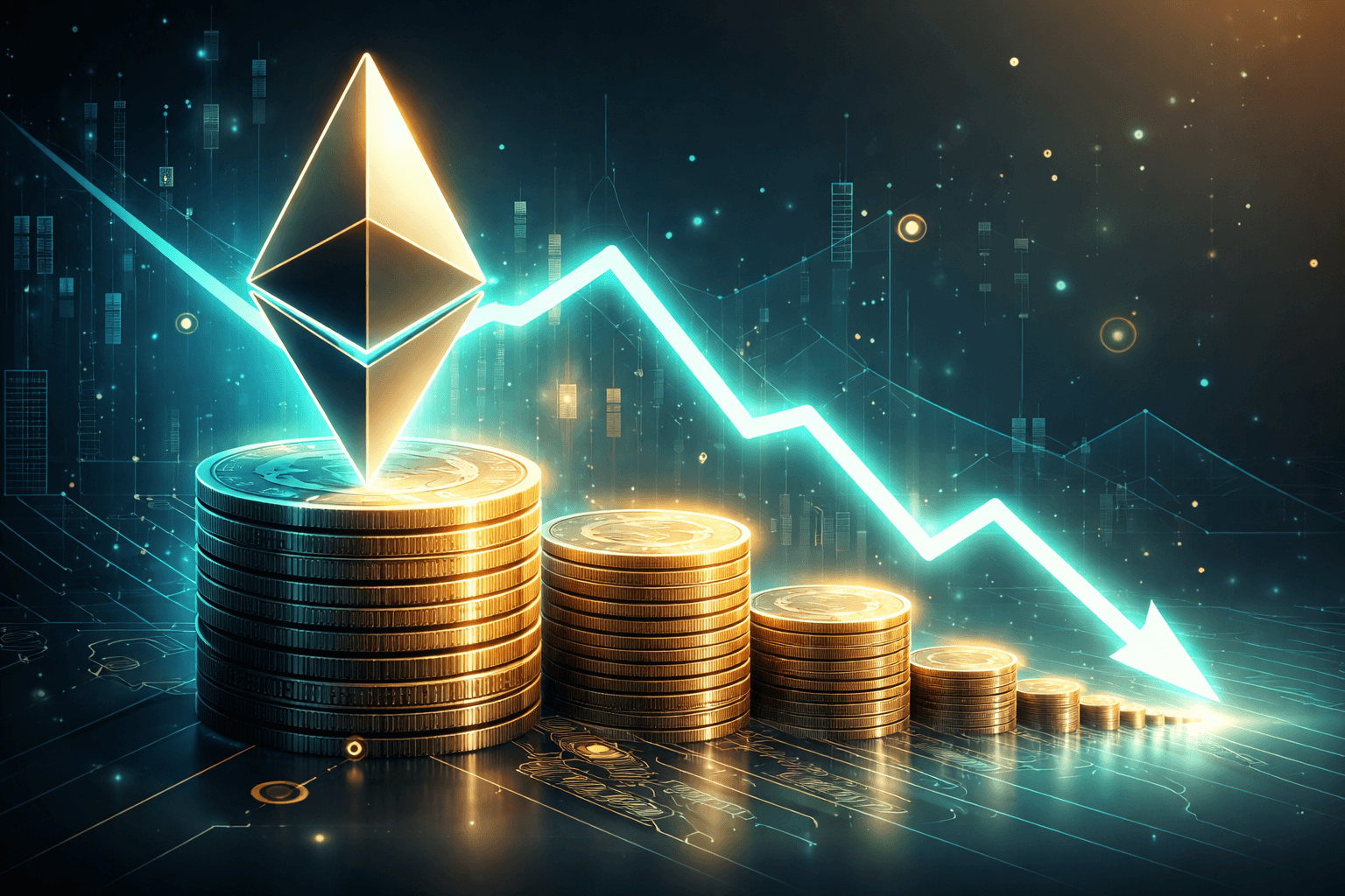 Ethereum Network Fees Drop to Lowest Level Since 2017