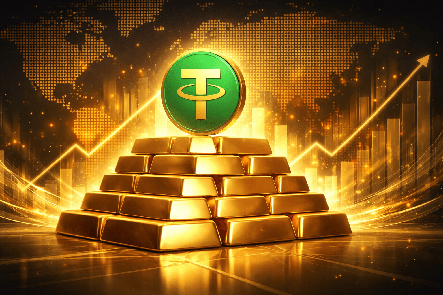 Tether Becomes One of the World’s Top 30 Gold Holders