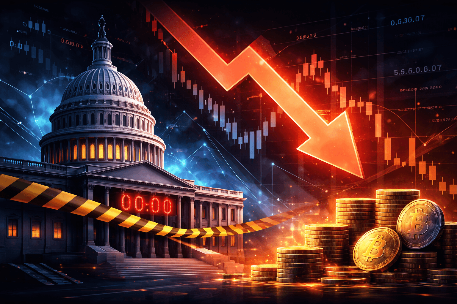 Polymarket Shows 78% Odds of US Government Shutdown This Saturday