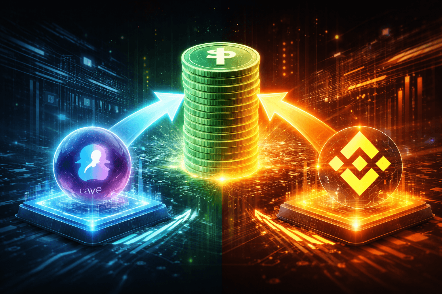 Yilihua’s Trend Research borrows 80M USDT (Tether stablecoin) via Aave (DeFi lending), sends to Binance (crypto exchange)