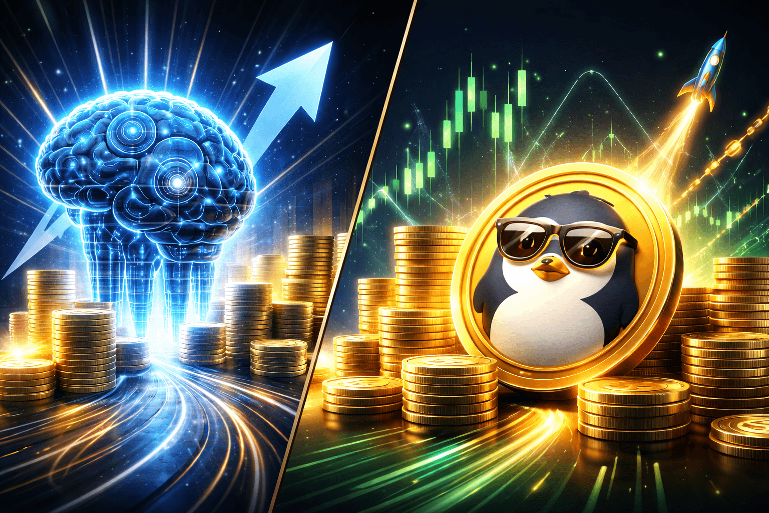 SoftBank Considers $30 Billion Investment in OpenAI as Meme Coin PENGUIN Skyrockets