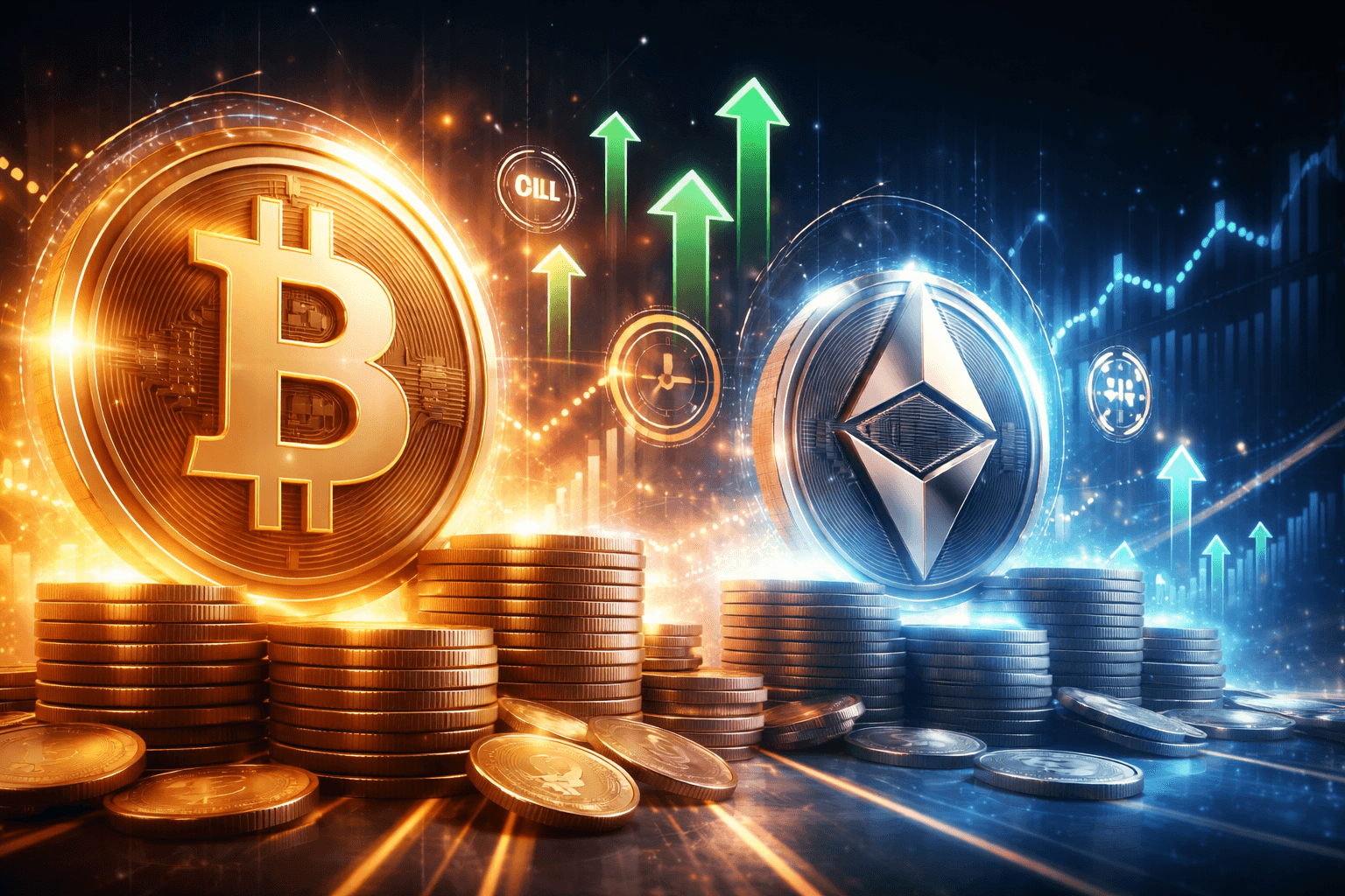 $9.8B Bitcoin and Ethereum Options Set to Expire Amid Mixed Volatility Positioning