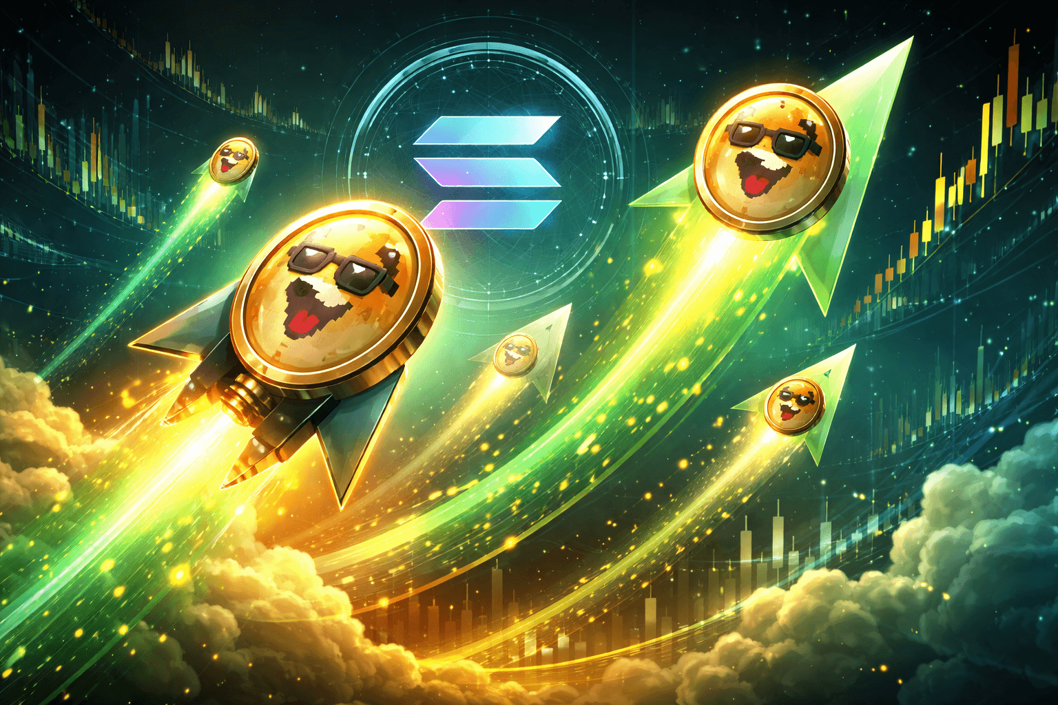 Solana Meme Tokens Surge Despite Overall Network Activity Slowdown