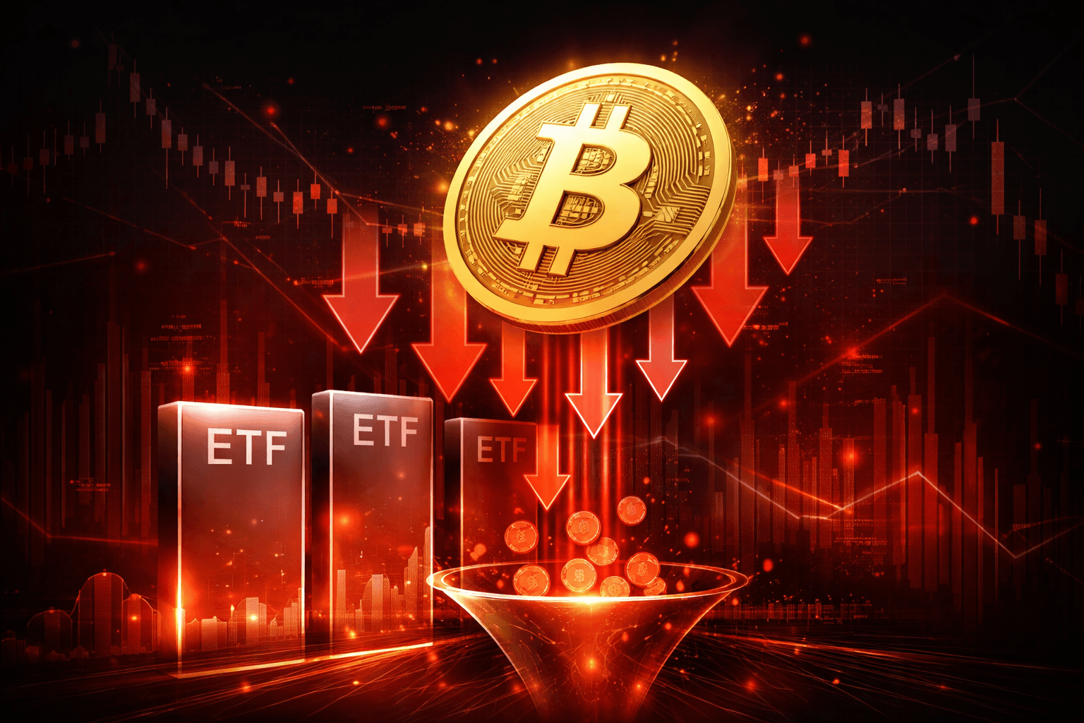 US Spot Bitcoin and Ethereum ETFs See Significant Net Outflows