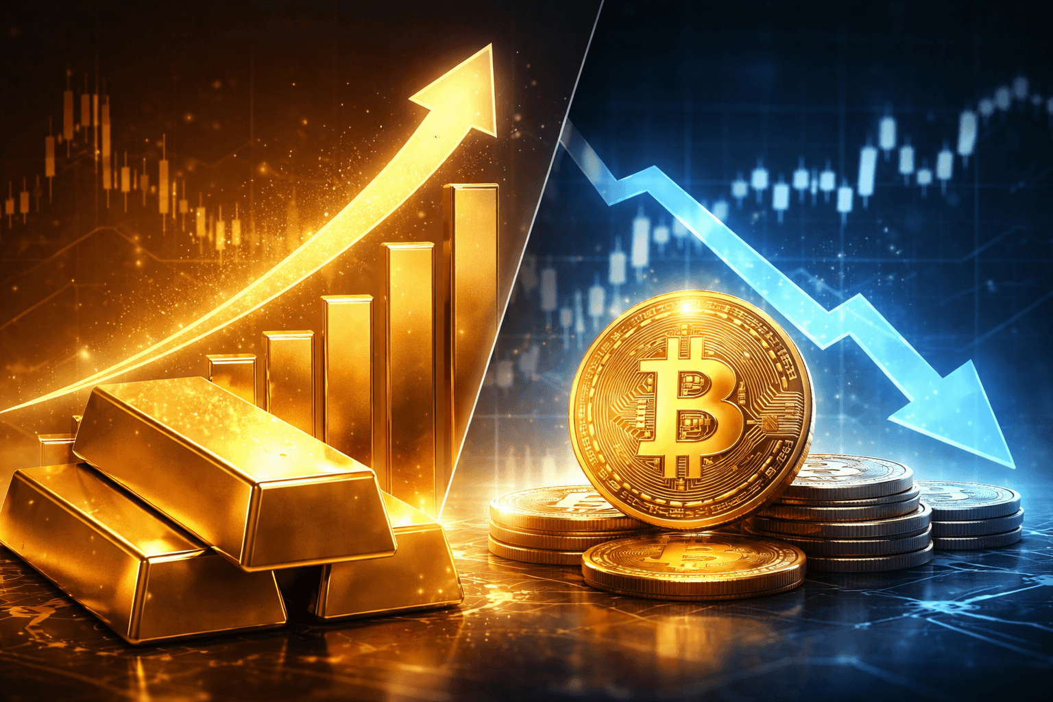 Gold Outpaces Bitcoin in Five-Year Performance