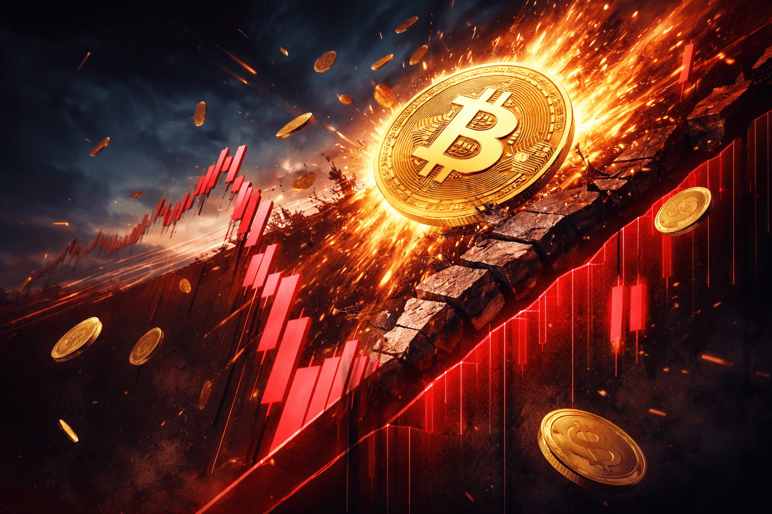 Bitcoin slides to $82,700 as crypto liquidations hit $1.8 billion amid stronger dollar