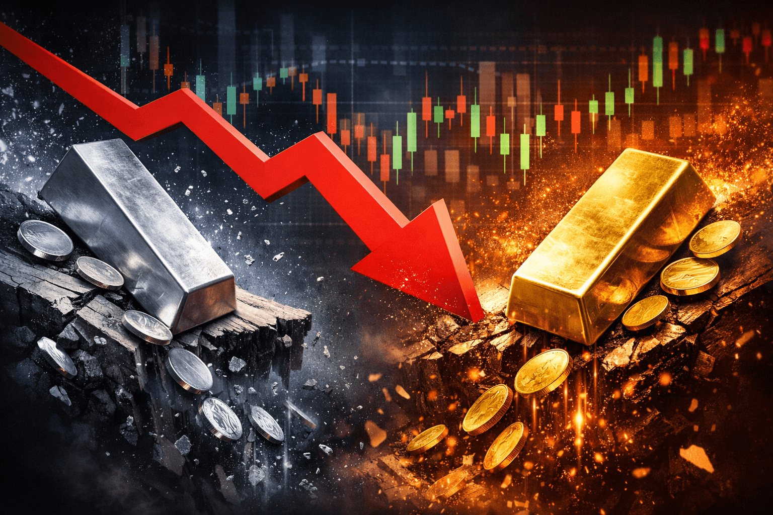 Silver and Gold Prices Post Historic One-Day Plunge