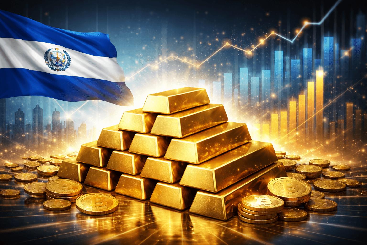El Salvador Purchases $50 Million Worth of Gold and Adds to Bitcoin Reserves