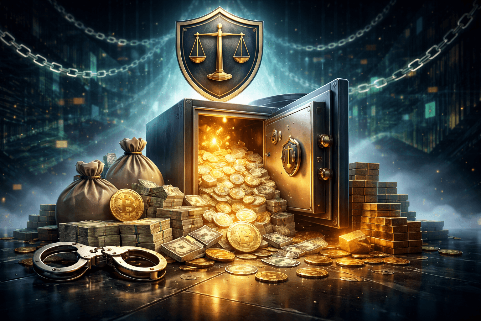 US Justice Department Seizes ¥63 Billion from Darknet Crypto Mixer