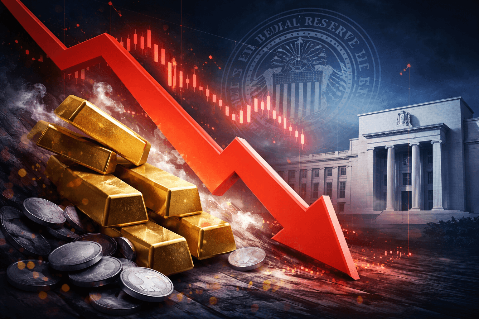 Gold and Silver Prices Fall on Reports of Kevin Warsh as Potential Fed Chair