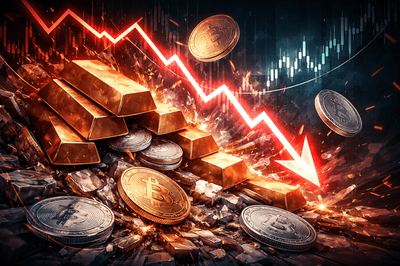 Copper Price Drop Sparks $120M Tokenized Metals Liquidations in Crypto Markets