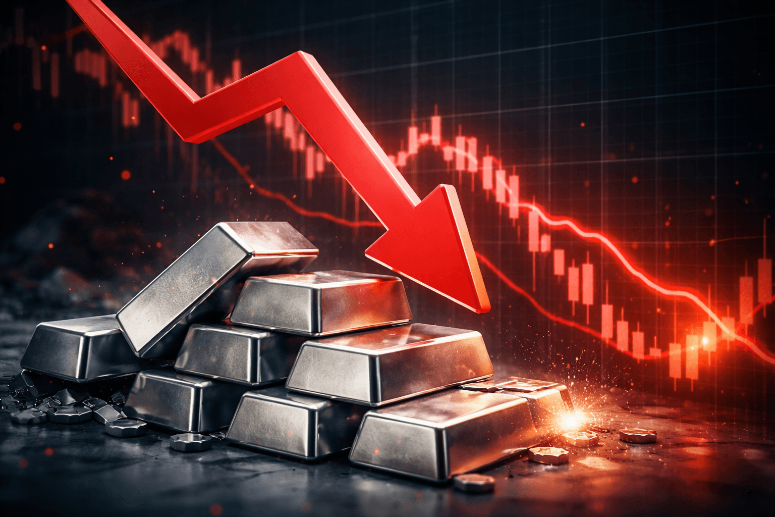 Silver Price Drops Over 11%, Falls Below $103 Per Ounce