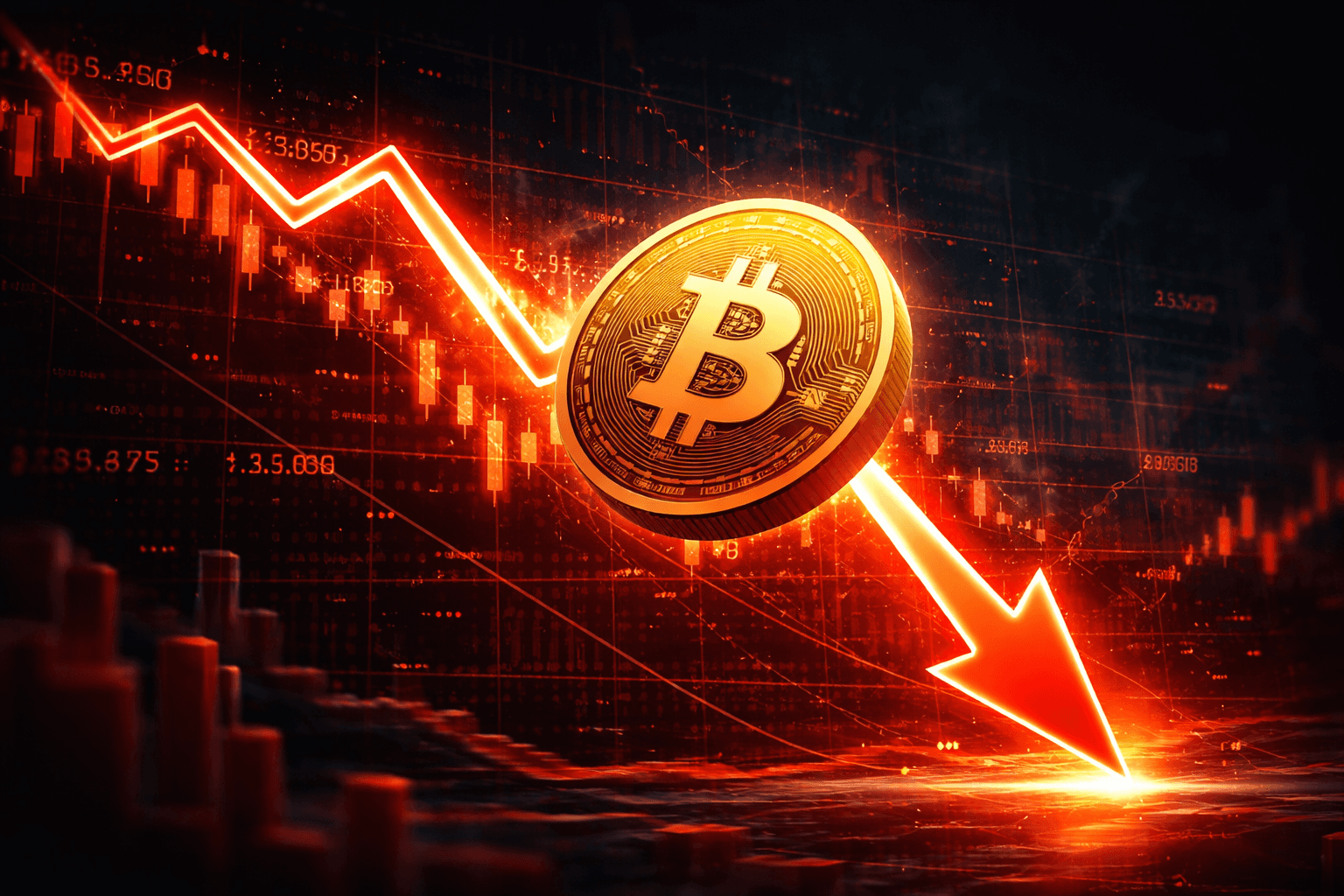 Bitcoin Falls to 2026 Low at $81,201.50 Amid Sharp 6.3% Decline