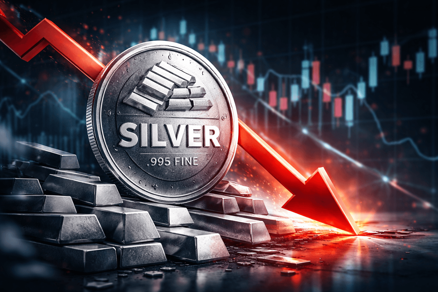 Silver Price Drops Below $90 Mark