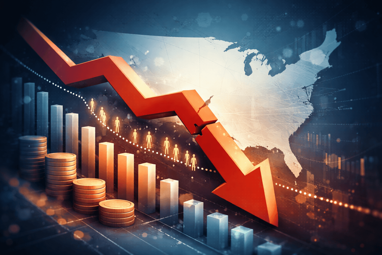 US Population Growth Slows as Immigration Drops by Nearly Half