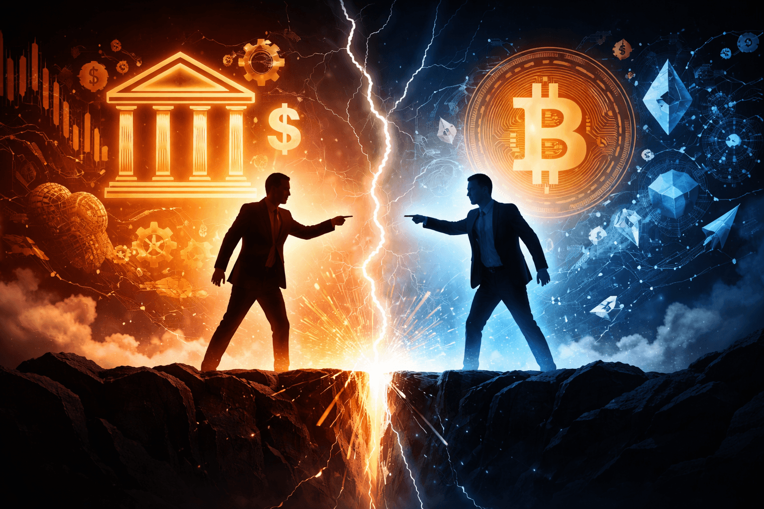 ジェイミー・ダイモン、コインベースCEOアームストロングの仮想通貨観を追及