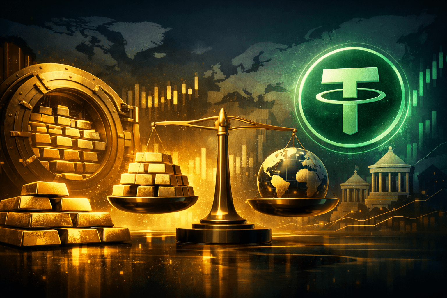 Tether’s Gold Reserves Reach 143 Tonnes, Surpassing Many Central Banks