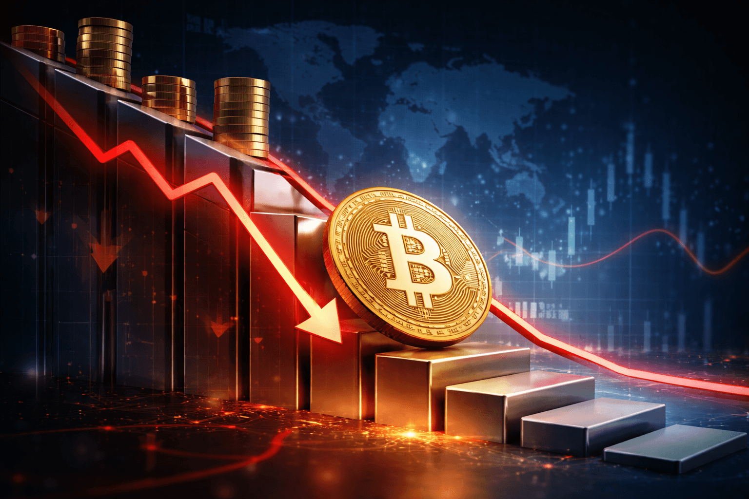 Bitcoin Falls to 14th Place in Global Asset Rankings
