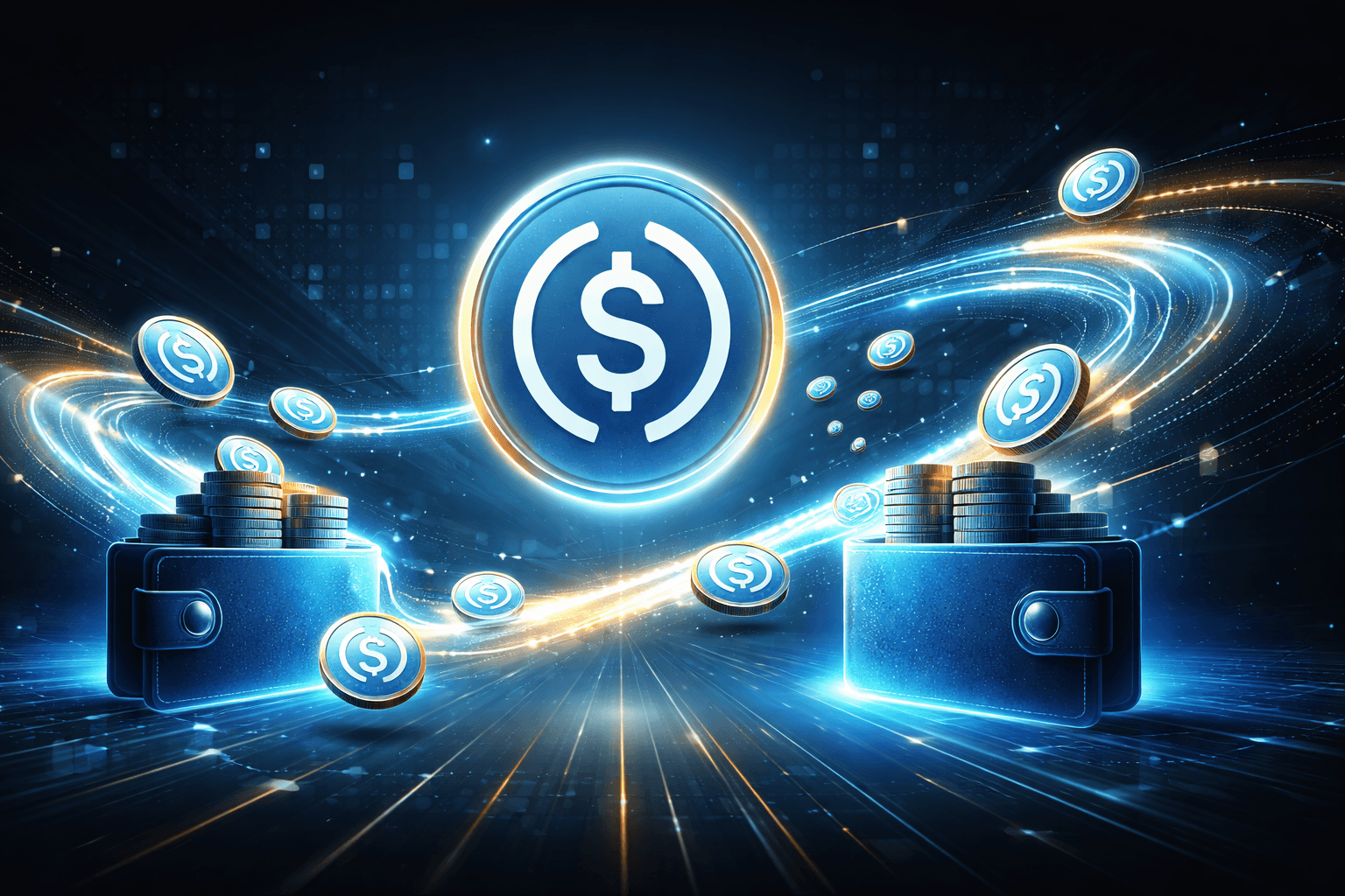 Nearly $298 Million in USDC Transferred Between Unidentified Wallets