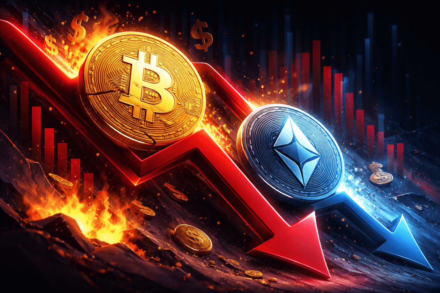 MicroStrategy’s Bitcoin Gains Shrink as ETH Holders Face Heavy Losses