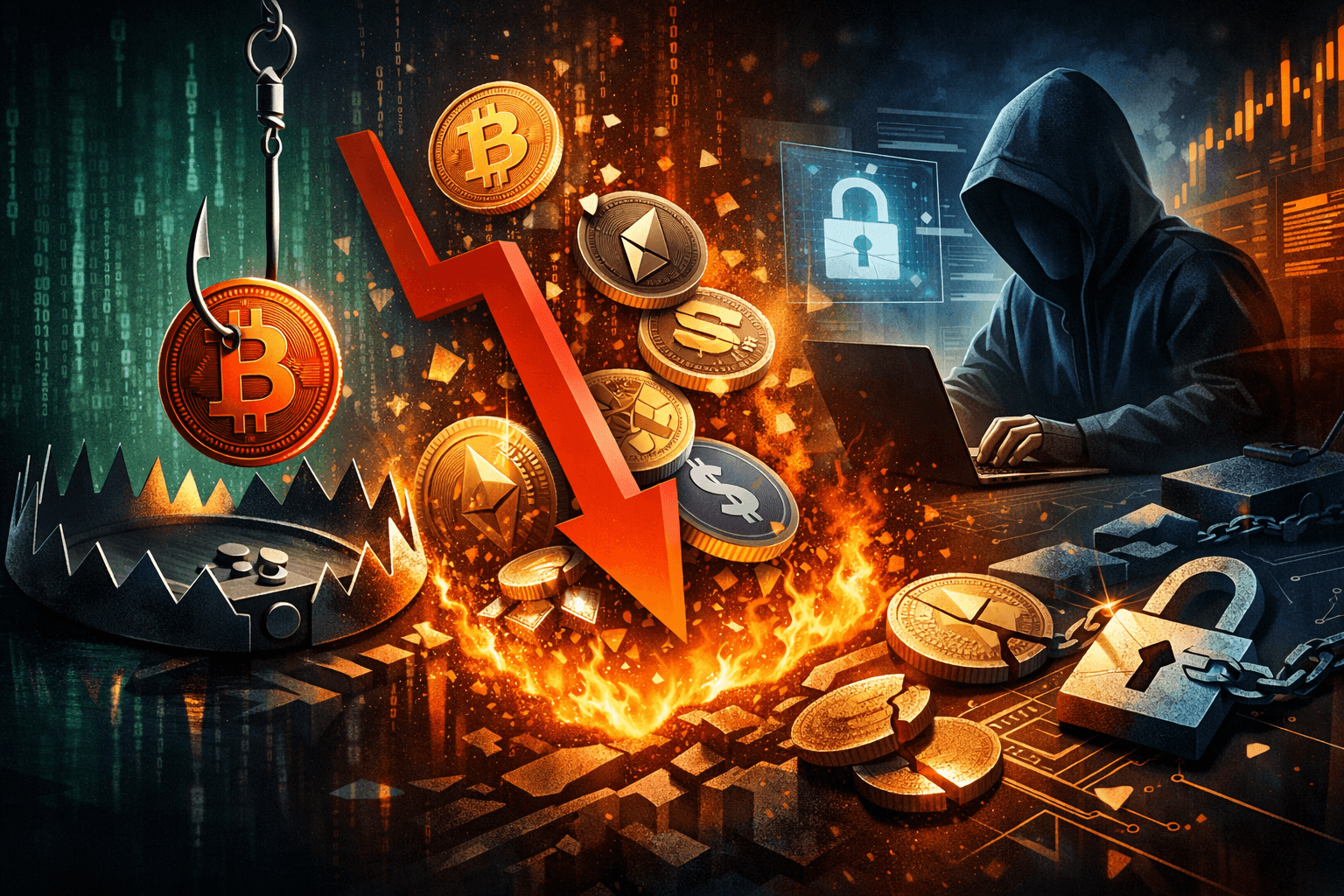 January 2026 Crypto Losses Reach $370.3M; Phishing Drives $311.3M as Hacks Total $86M