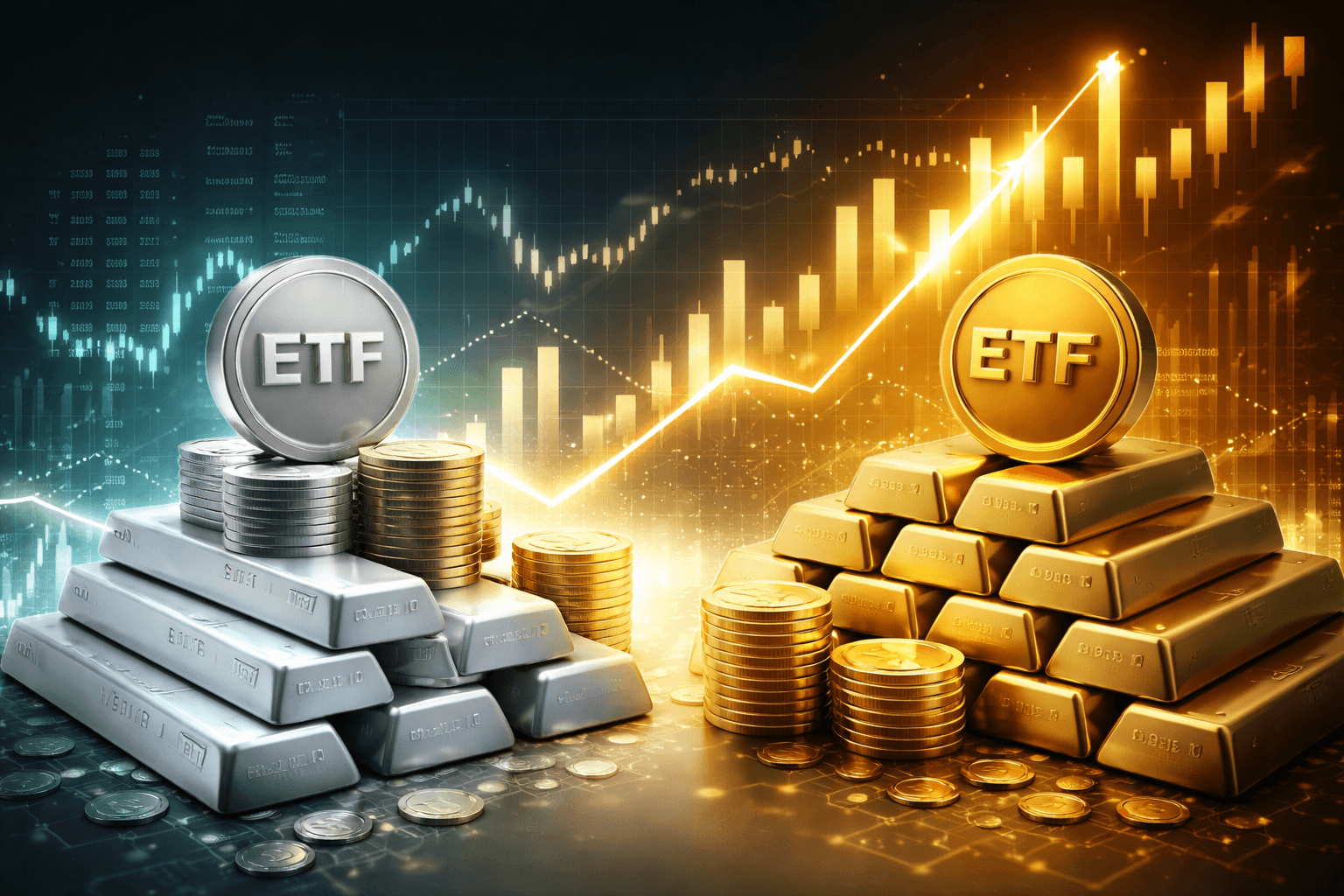 Silver and Gold ETFs Set Record $40 Billion Trading Volumes