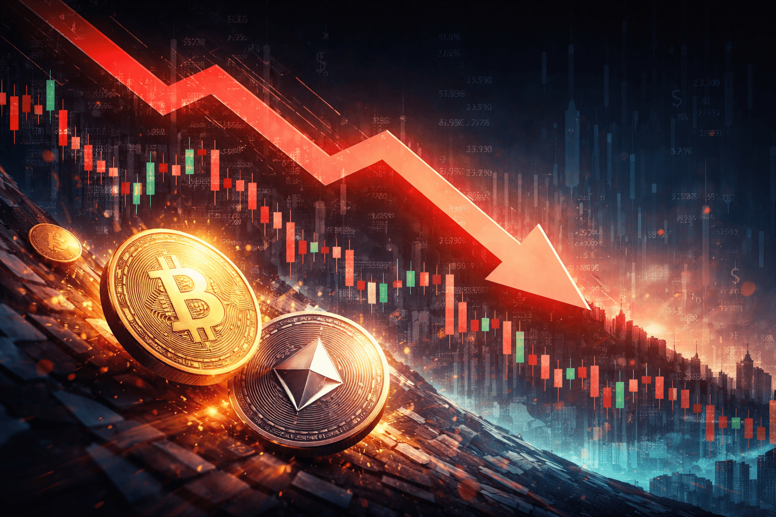 Nasdaq 100 Futures Drop 1.1% as Crypto Selloff Hits Equities