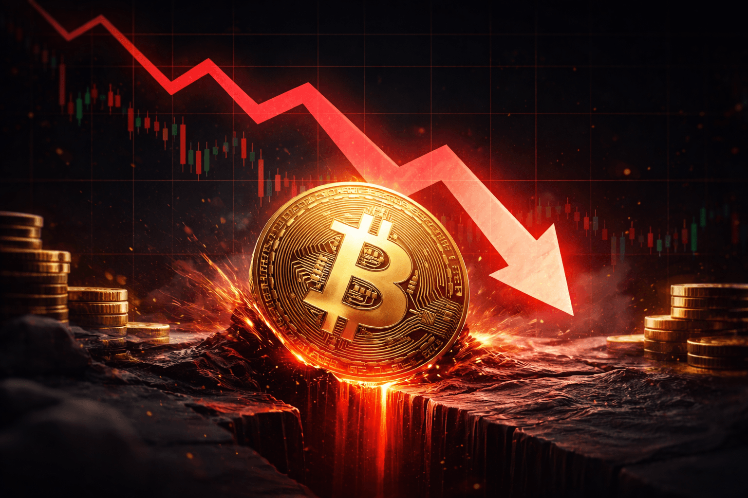 Bitcoin Drops Below Average Cost Basis of US Spot ETFs
