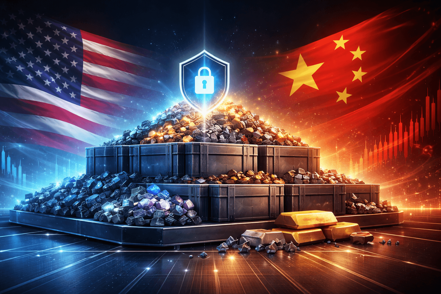 Trump Announces $12 Billion Minerals Stockpile to Counter China