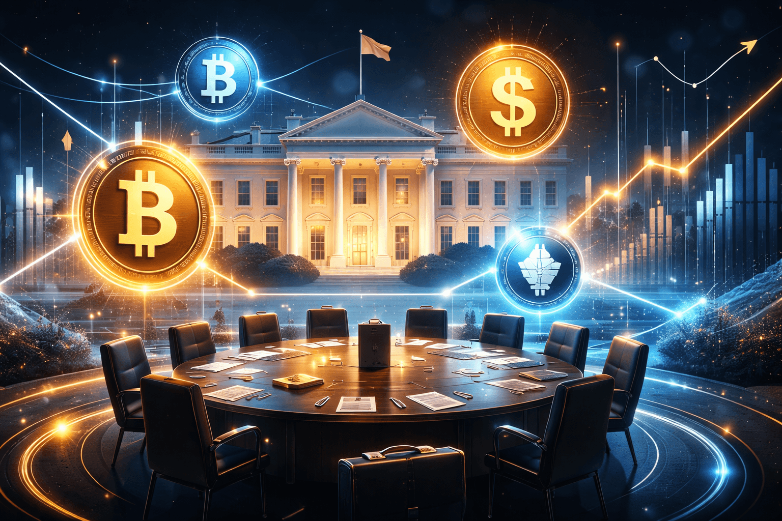 White House Pushes Crypto Market Structure Bill Amid Stablecoin Yield Disputes