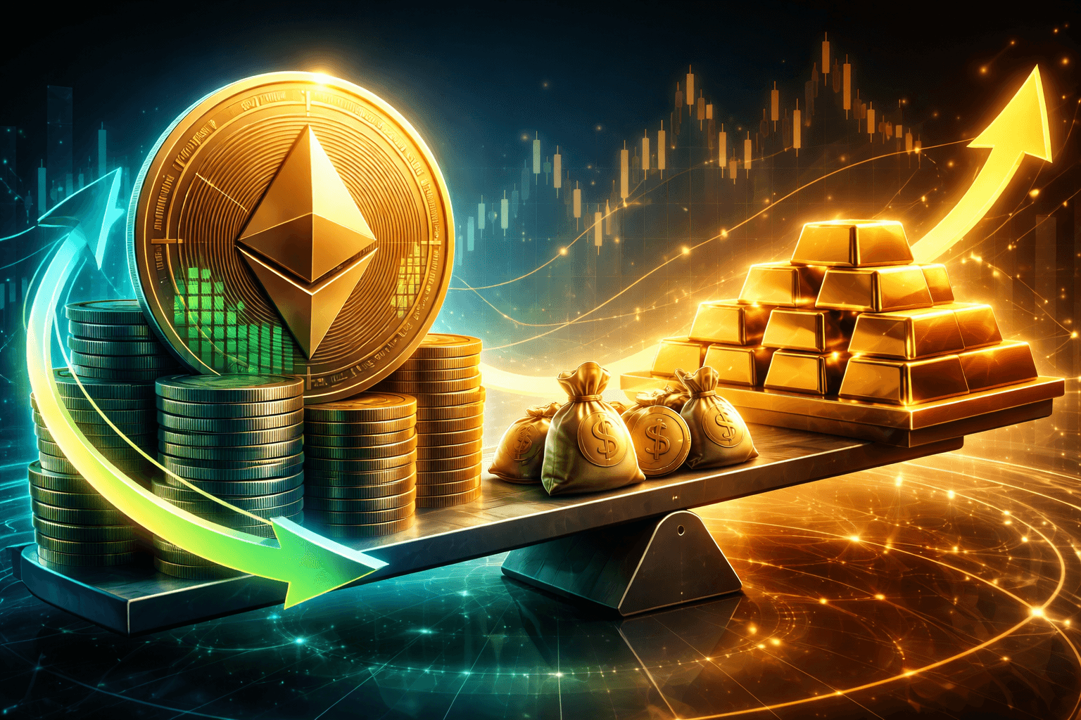 Whale Address Shifts $28M From Ethereum Longs to Heavily Leveraged Gold Position