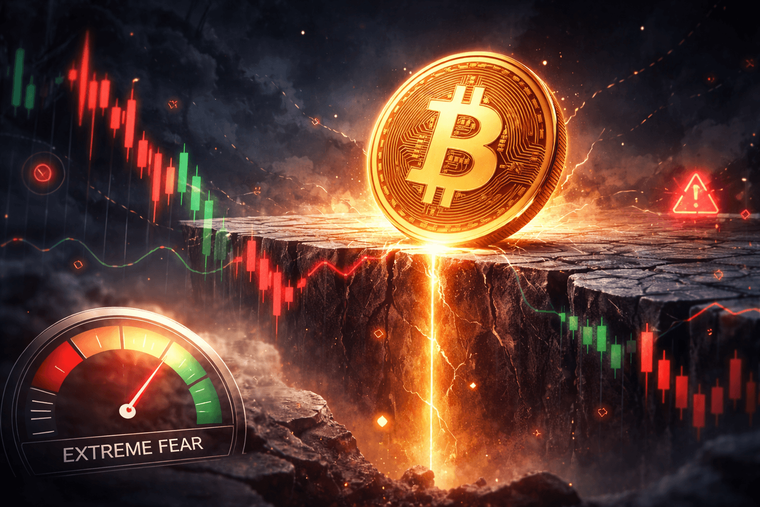 Crypto Market Faces Extreme Fear as Bitcoin Holds Support Above $78K