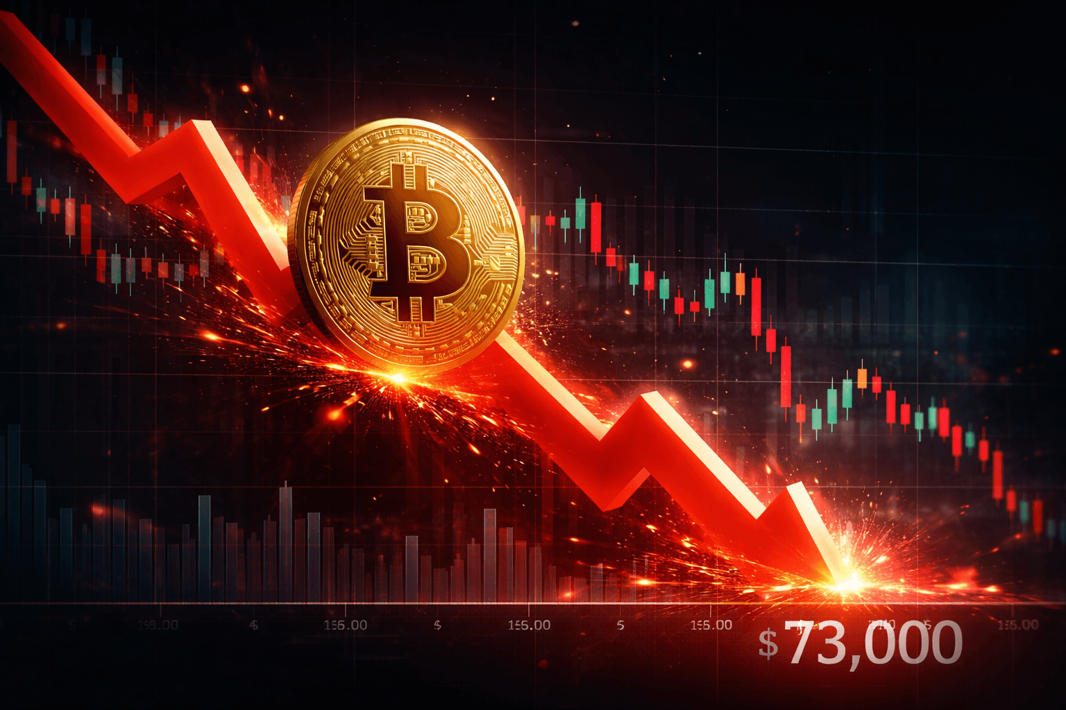 Bitcoin Falls to $73,000, Wiping Out Post-Election Gains