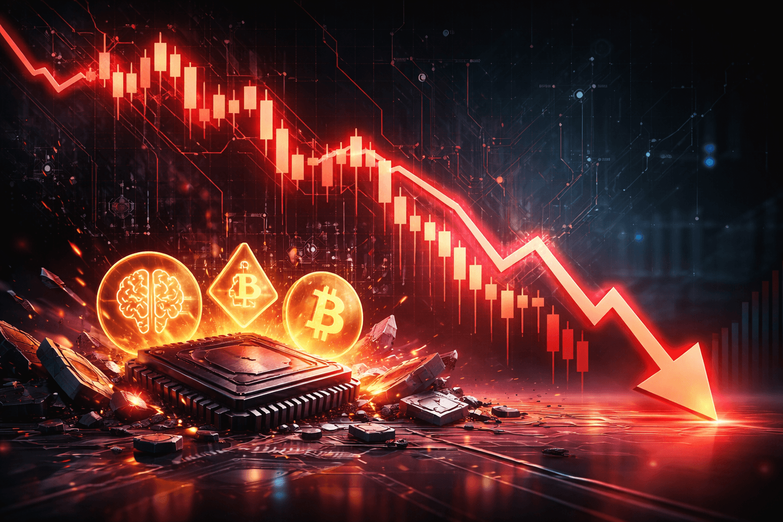 Nvidia Slides 5% Intraday as AI Stocks Retreat Sharply