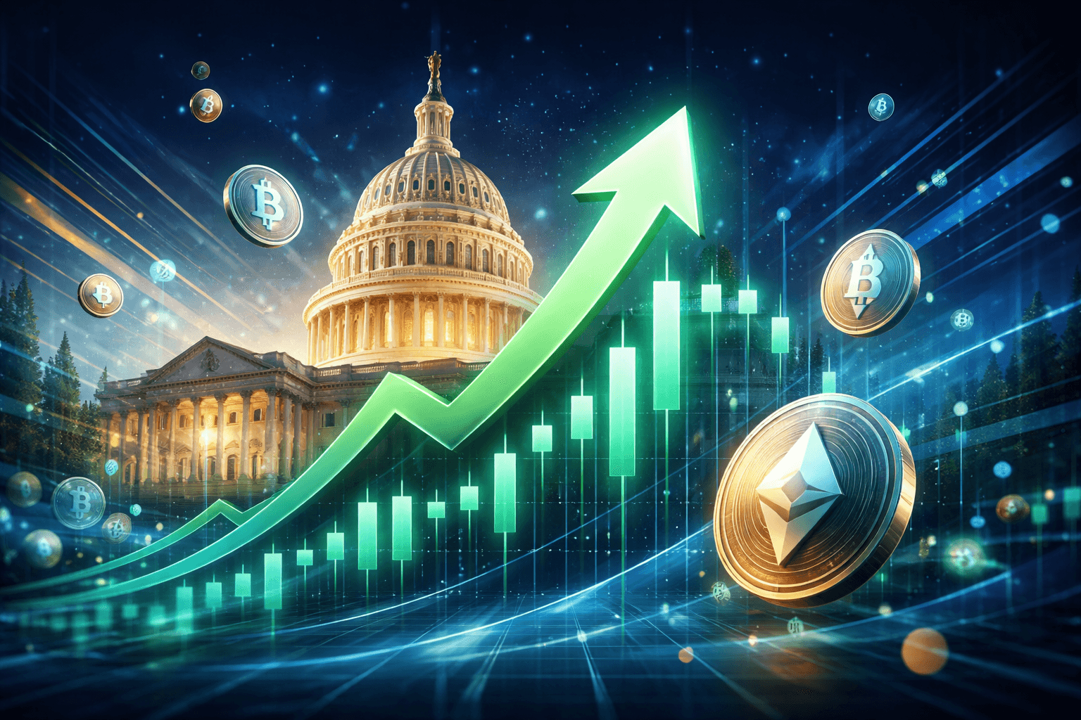 Polymarket (crypto prediction market) sees 70%+ odds for U.S. crypto market bill becoming law