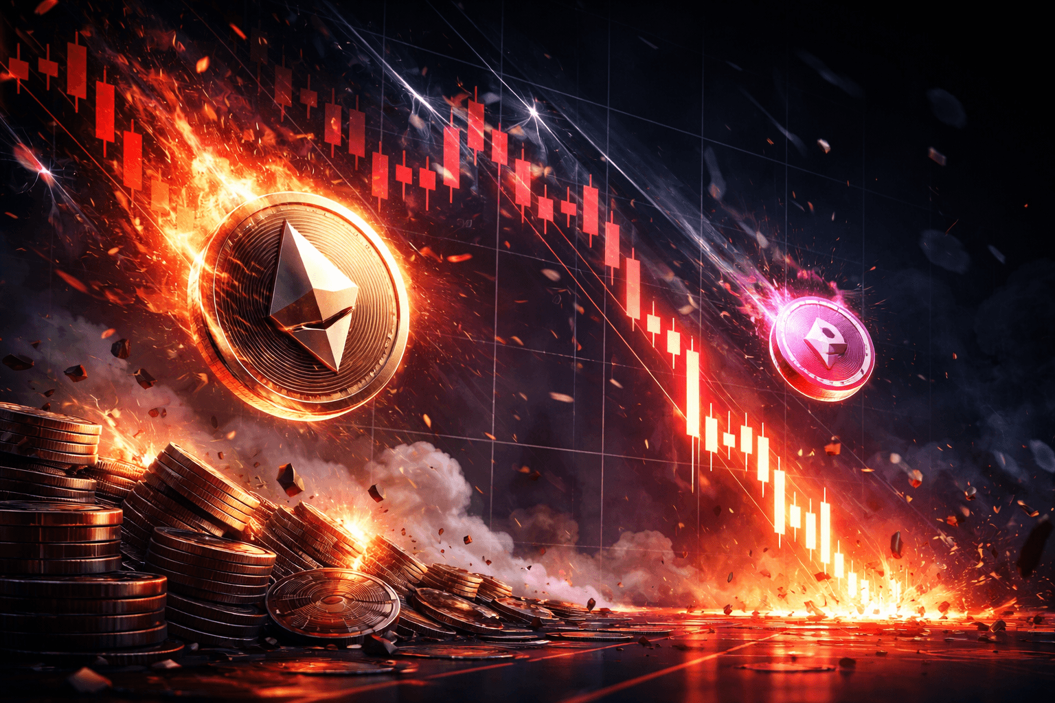 Huang Li-Cheng Faces $1.6 Million in Liquidations in Past Hour as ETH and HYPE Positions Continue to Strain