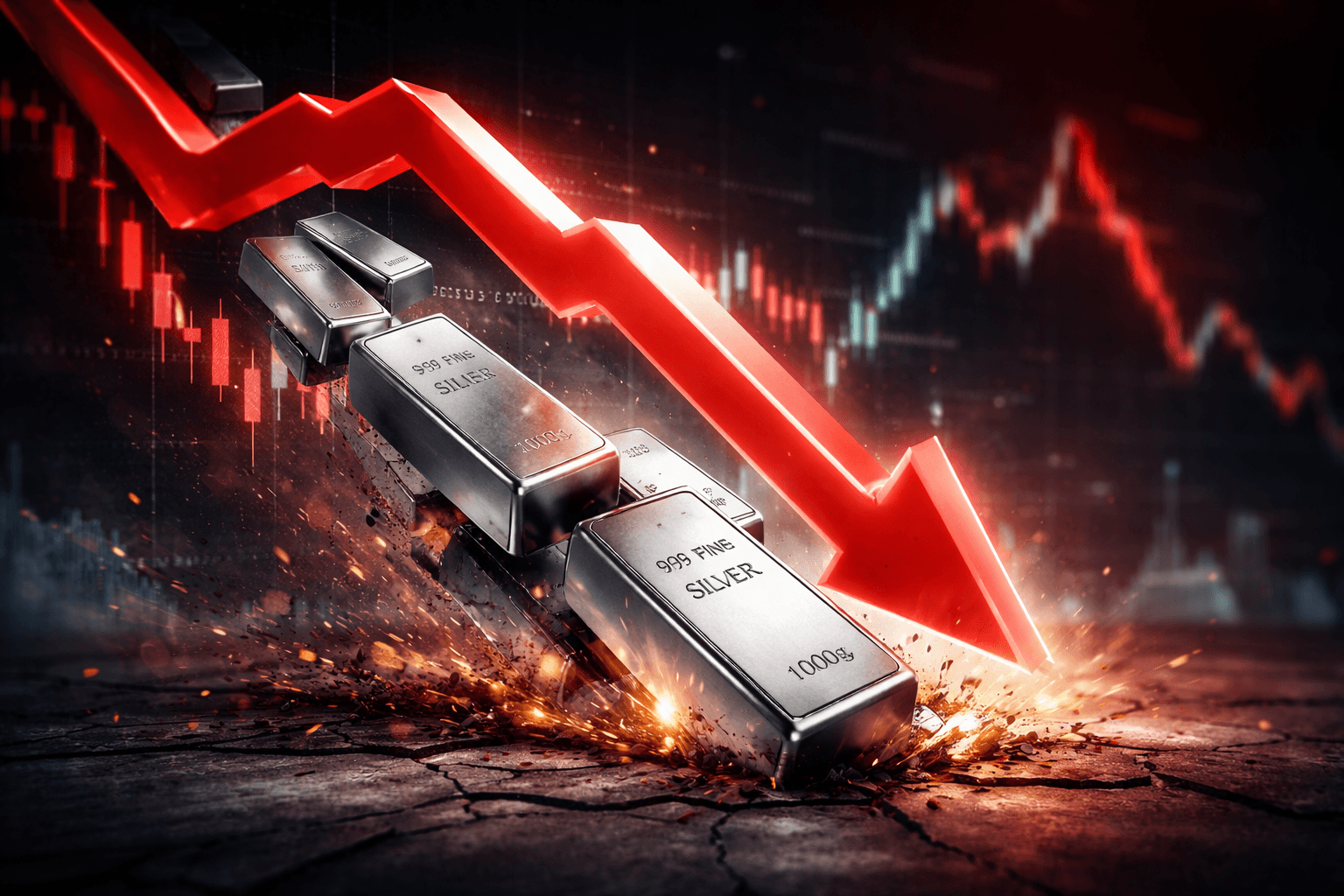 Silver Price Plummets Below $75 After 15% Single-Day Drop