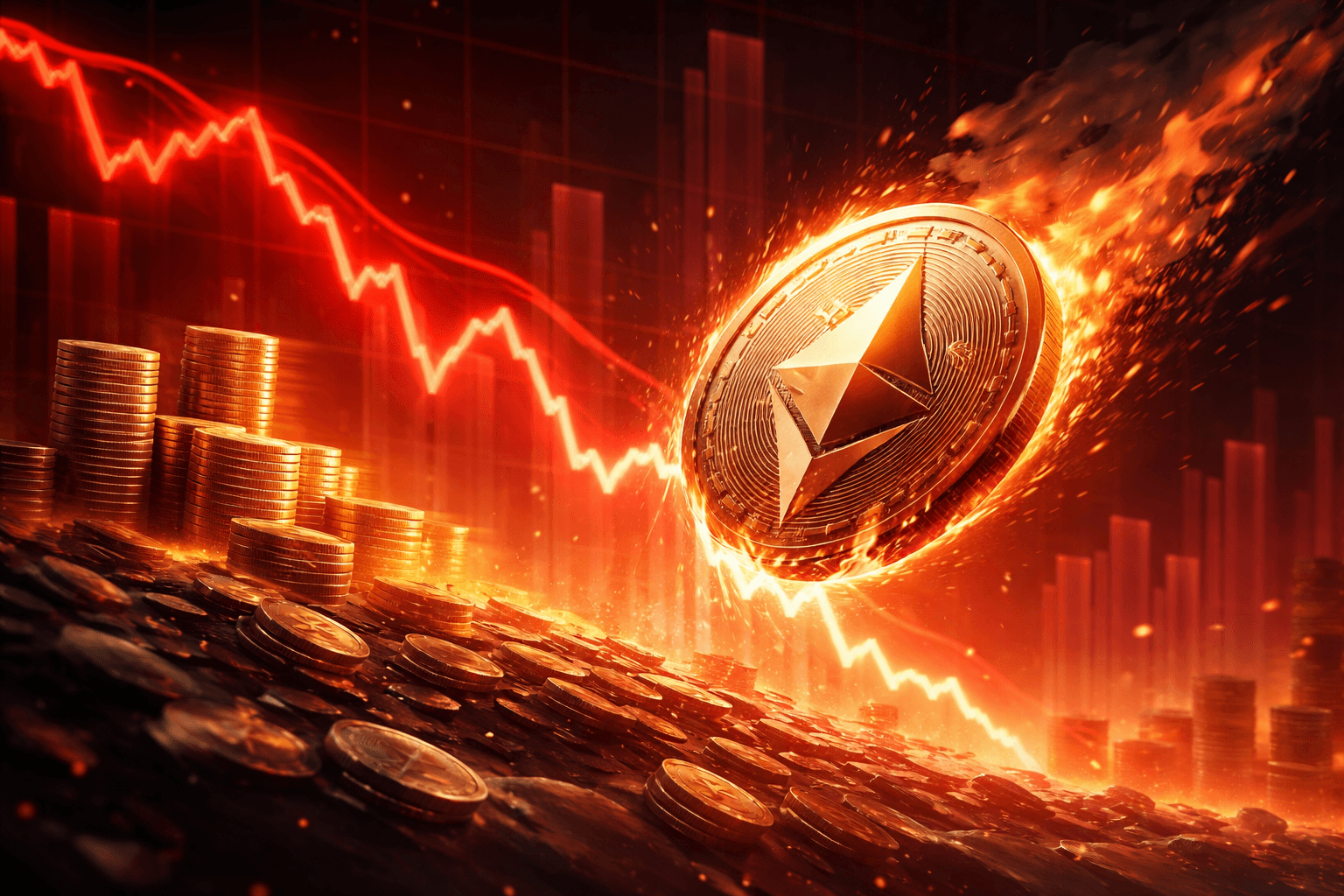 BitMine Faces Over $8 Billion Unrealized Loss as ETH Price Drops Below $2,000