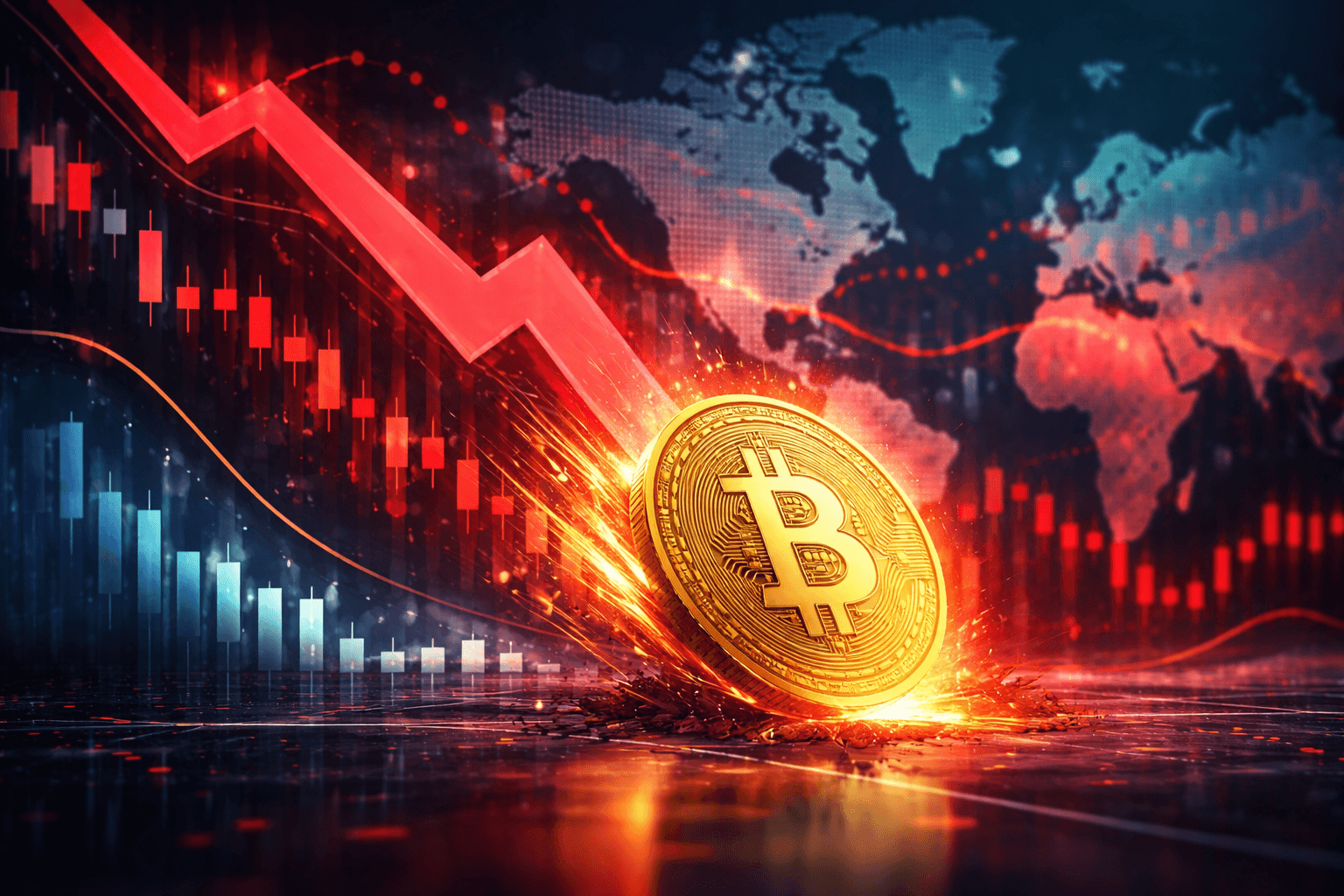 Bitcoin Falls to $70K Amid Global Tech Market Sell-Off