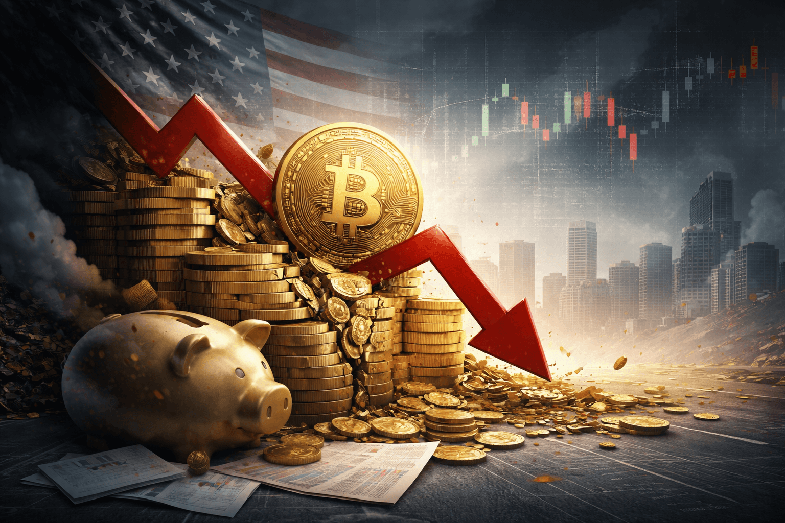 U.S. Public Pension Funds Face $350 Million Loss from Bitcoin-Linked Strategy Investment
