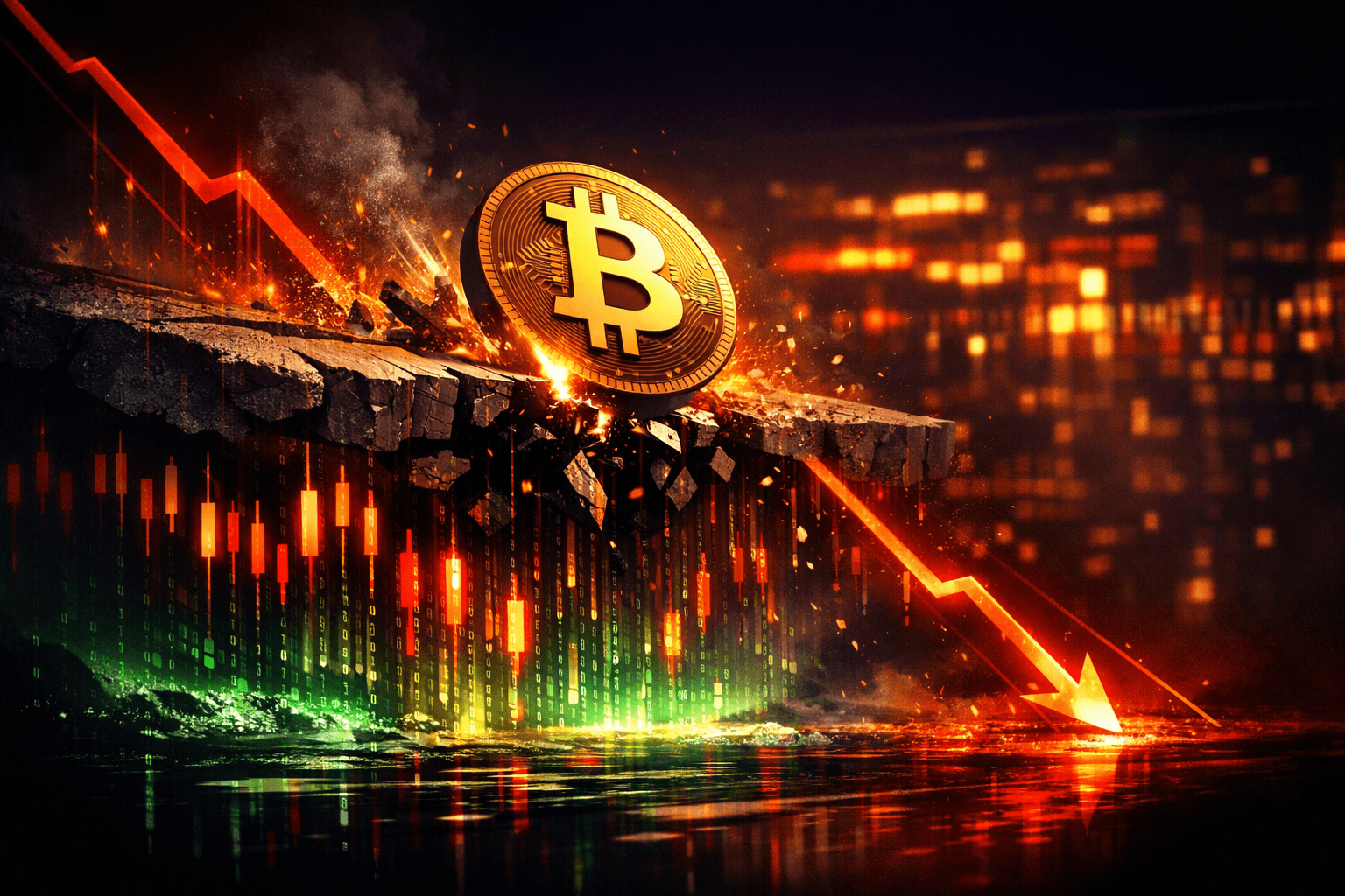 Bitcoin Falls Below $68K as $1 Billion in Crypto Positions Liquidated