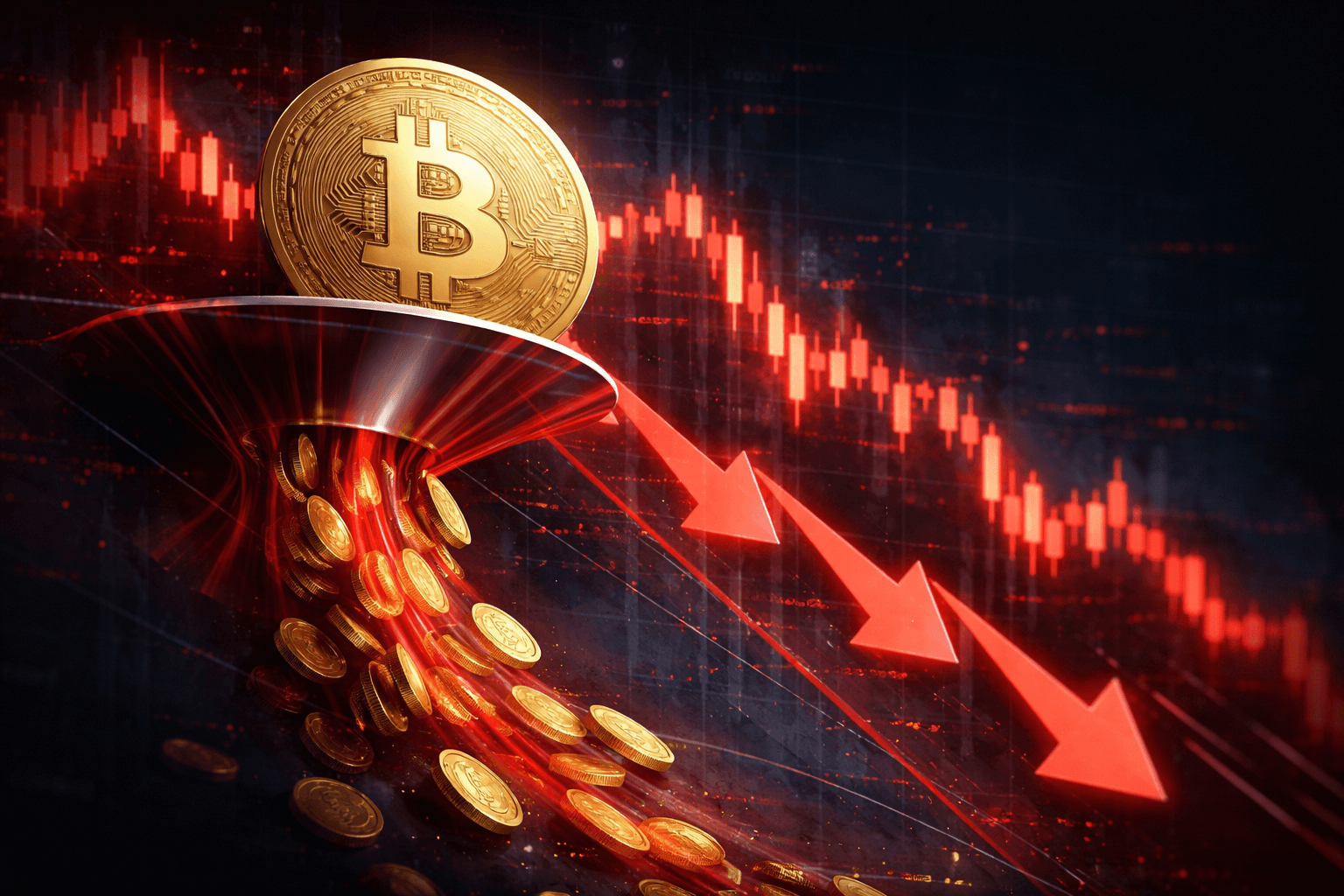 Bitcoin Spot ETFs Record $434 Million Net Outflow, Marking Third Consecutive Day of Losses